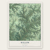 Willow, Wisconsin map print, the full design