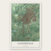 Gloversville, New York map print, the full design