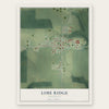 Lime Ridge, Wisconsin map print, the full design
