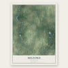 Milford, Wisconsin map print, the full design