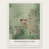 Merrionette Park, Illinois map print, the full design
