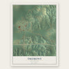 Tremont, Mississippi map print, the full design