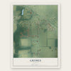 Grimes, Alabama map print, the full design