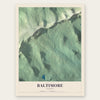 Baltimore, Vermont map print, the full design