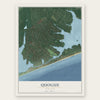 Quogue, New York map print, the full design
