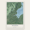 Mayfield, New York map print, the full design