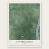 Cottrellville, Michigan map print, the full design