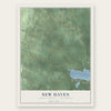 New Haven, Adams County, Wisconsin map print, the full design