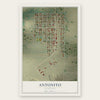 Antonito, Colorado map print, the full design
