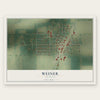 Weiner, Arkansas map print, the full design