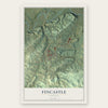 Fincastle, Virginia map print, the full design