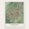 Jenkintown, Pennsylvania map print, the full design