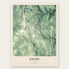 Savoy, Massachusetts map print, the full design