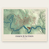 Essex Junction, Vermont map print, the full design
