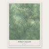 Pine Valley, Wisconsin map print, the full design