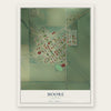 Moore, Montana map print, the full design