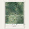 Newark, Missouri map print, the full design