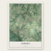 Auburn, Georgia map print, the full design