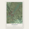 Trinidad, Colorado map print, the full design