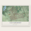 East Northport, New York map print, the full design