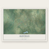 Hoffman, North Carolina map print, the full design