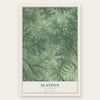 Slayden, Tennessee map print, the full design