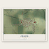 Orrick, Missouri map print, the full design