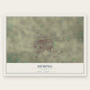 Deming, New Mexico map print, the full design
