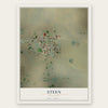 Steen, Minnesota map print, the full design