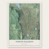 North Haledon, New Jersey map print, the full design
