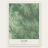 Talmo, Georgia map print, the full design