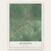Irvington, Kentucky map print, the full design