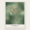 Dieterich, Illinois map print, the full design