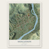 Dungannon, Virginia map print, the full design