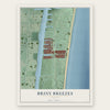 Briny Breezes, Florida map print, the full design