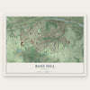 Rose Hill, Virginia map print, the full design
