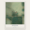 Danville, Kansas map print, the full design