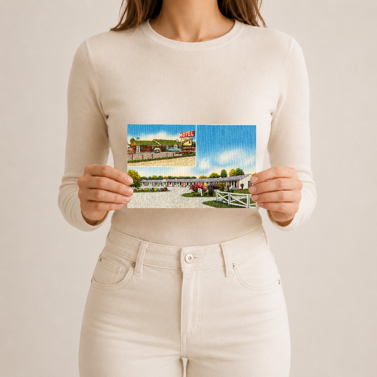 Brownie Motel & Restaurant. Located 3 miles north of Bel Air on U. S. Rt. #1 in Maryland's picturesque Harford County. — Vintage Maryland Postcard