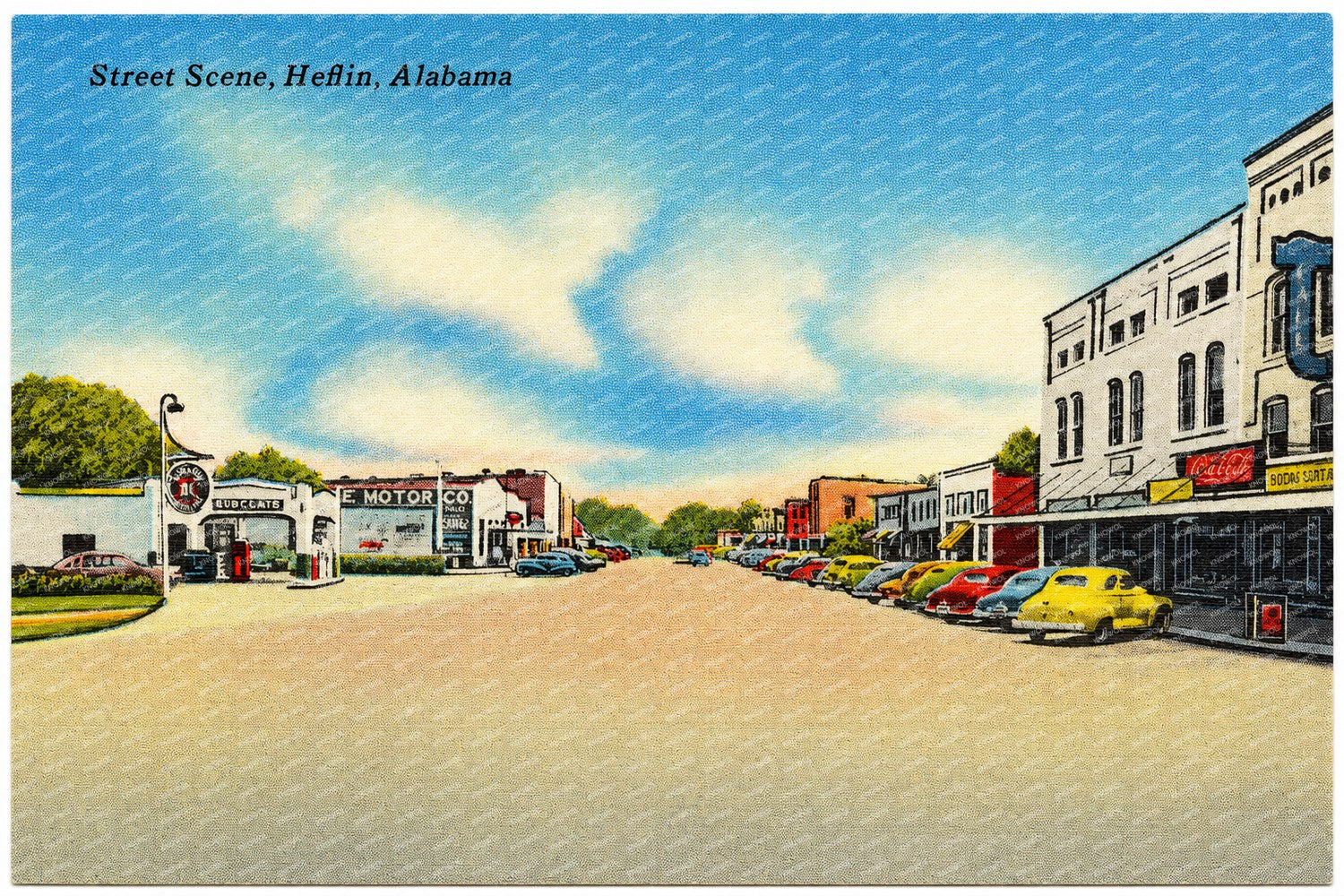 Heflin, AL: Street scene
