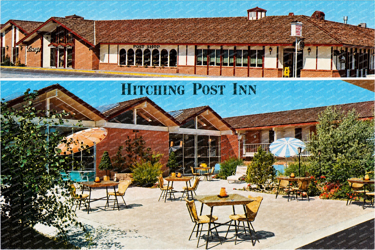 Cheyenne, WY: Hitching Post Inn, motor hotel and restaurant, 1600 West Lincolnway, Cheyenne, Wyoming 82001