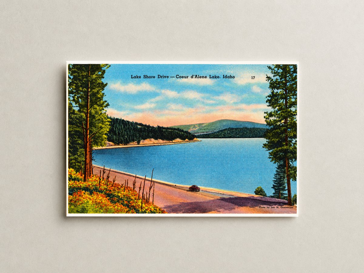 Coeur d'Alene Lake, ID: Lake Shore Drive- Coeur d'Alene Lake