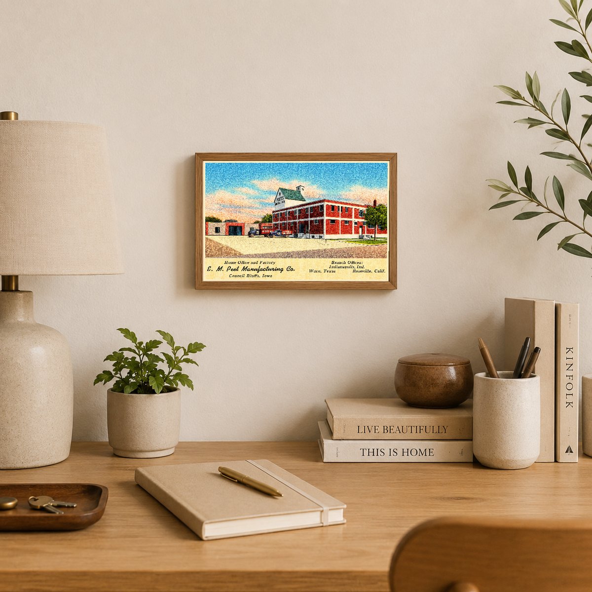 Council Bluffs, IA: E. M. Peet Manufacturing Co., Home office and factory