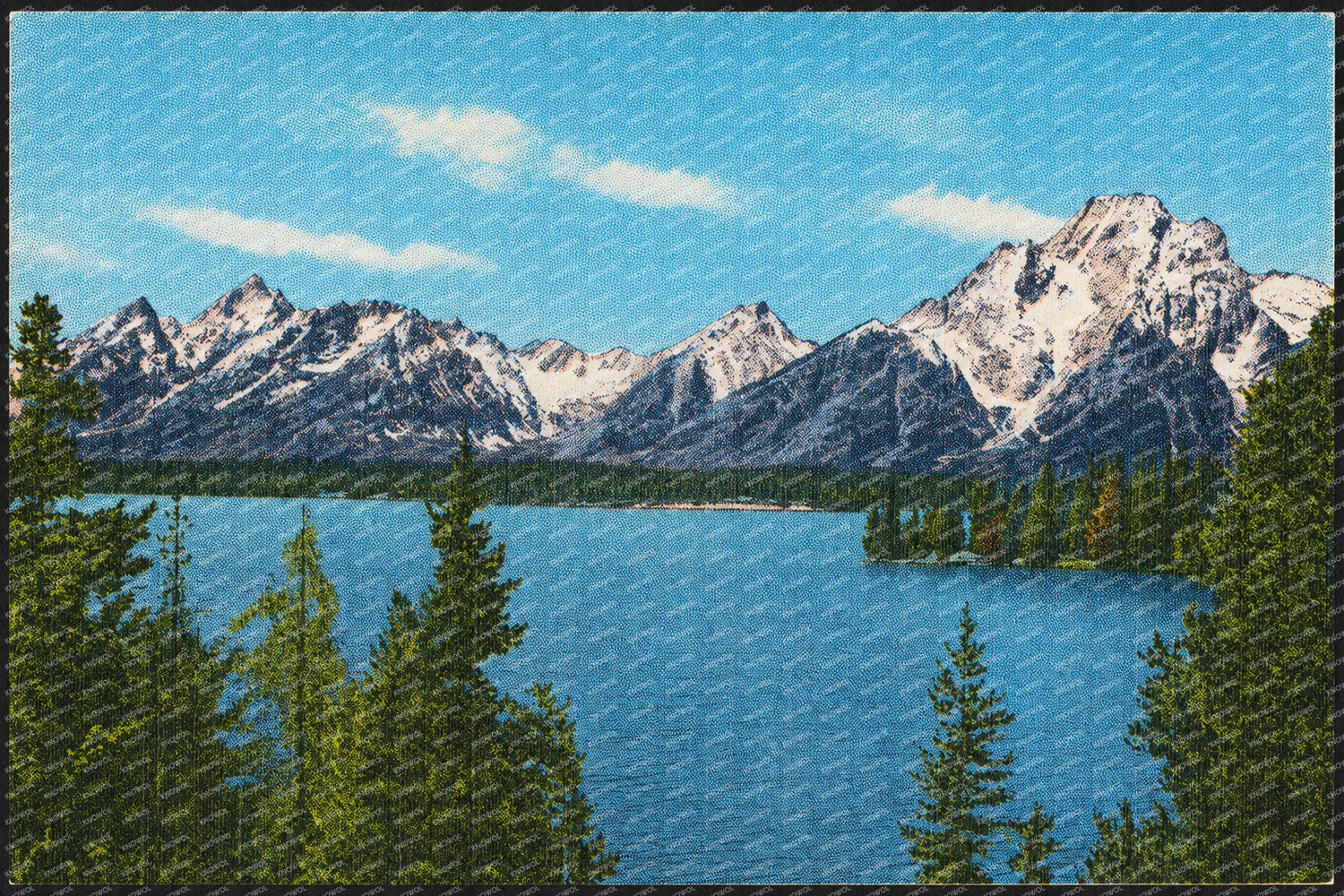 Grand Teton National Park, WY: Jackson Lake and Teton Mountains Wyoming