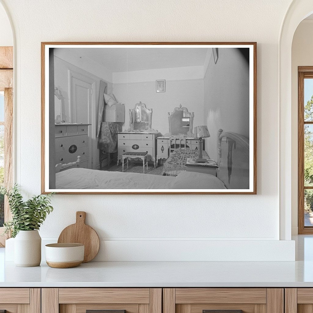 1936 Bronx Apartment Bedroom Interior of Nathan Katz - Available at KNOWOL