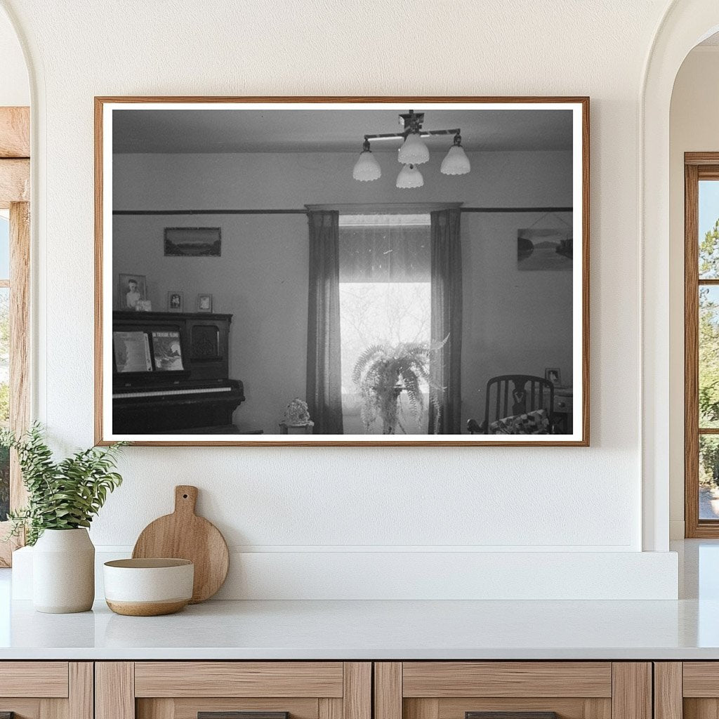 1936 Vintage Farmhouse Living Room Iowa Rustic Interior - Available at KNOWOL