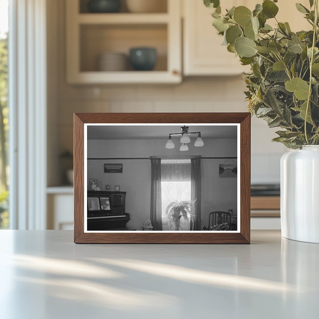 1936 Vintage Farmhouse Living Room Iowa Rustic Interior - Available at KNOWOL