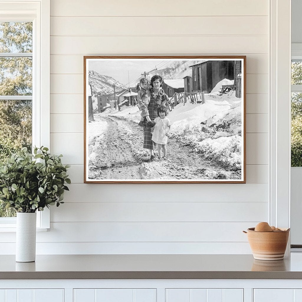 1936 Vintage Photo of Coal Town Families in Price Utah - Available at KNOWOL
