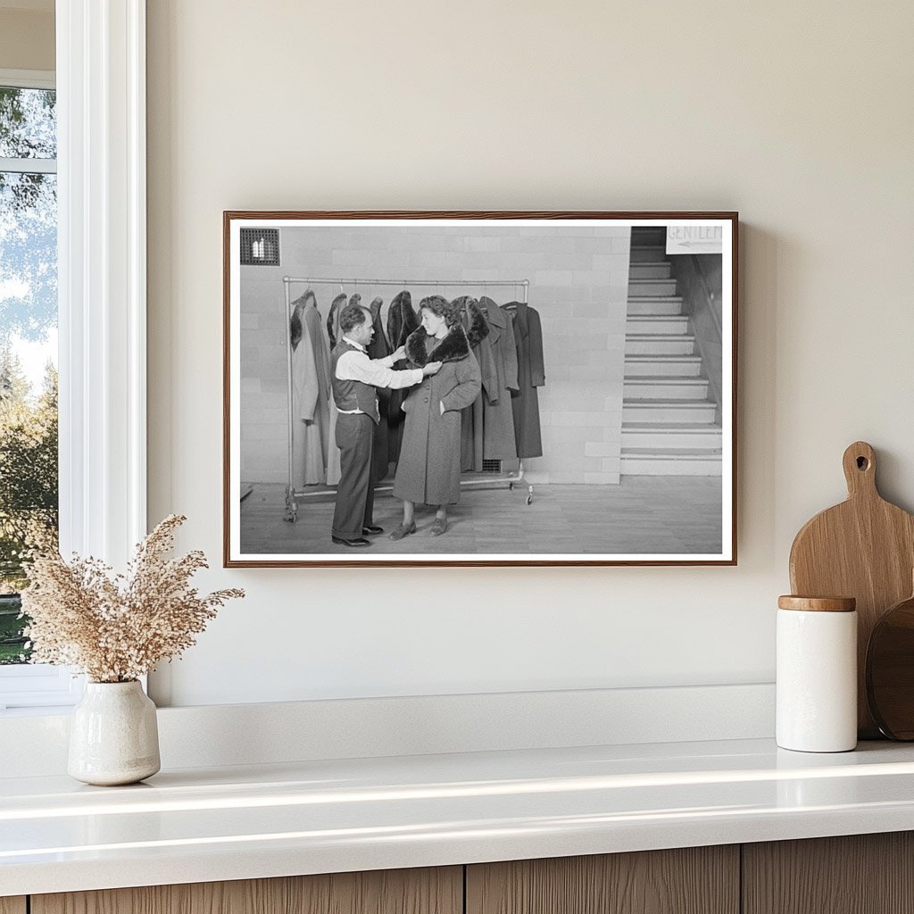 1936 Vintage Photo of Ladies Coats Manufacturing Factory - Available at KNOWOL