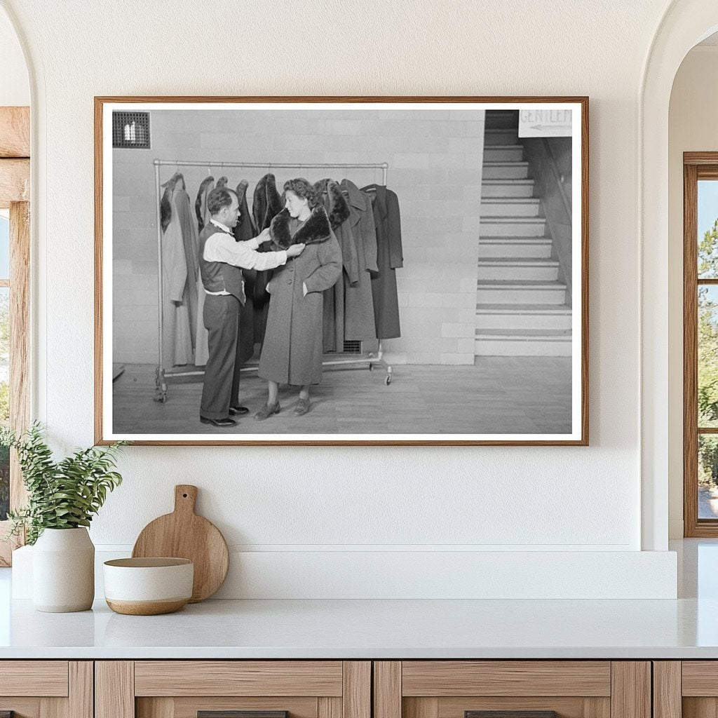 1936 Vintage Photo of Ladies Coats Manufacturing Factory - Available at KNOWOL