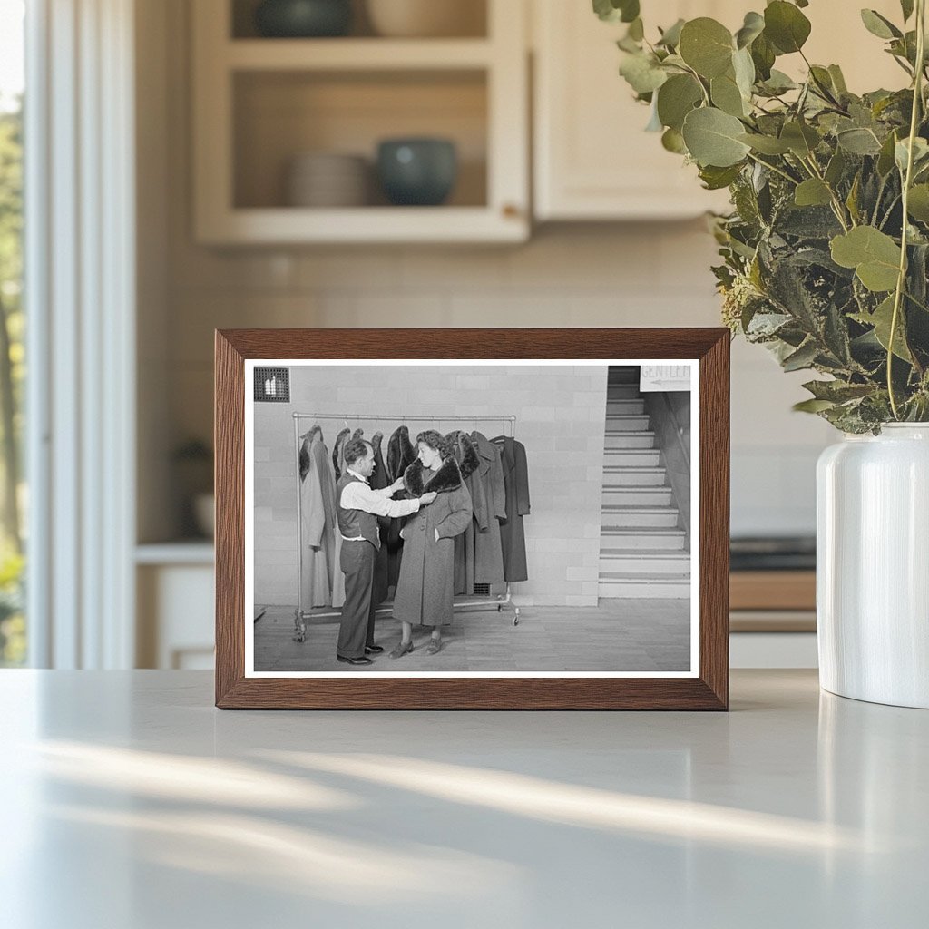 1936 Vintage Photo of Ladies Coats Manufacturing Factory - Available at KNOWOL